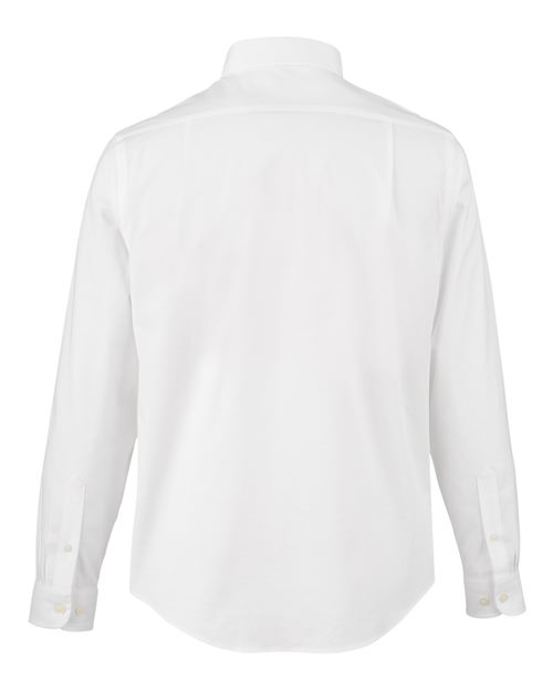 Men's CrownLux Performance® Spencer Poplin Dress Shirt - White Back