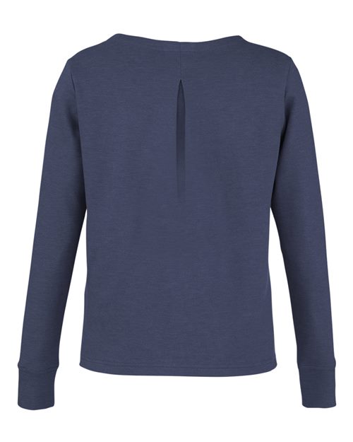 Women's New Classics® Charleston Pullover - Navy Melange Back