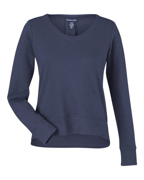Women's New Classics® Charleston Pullover - Navy Melange Front