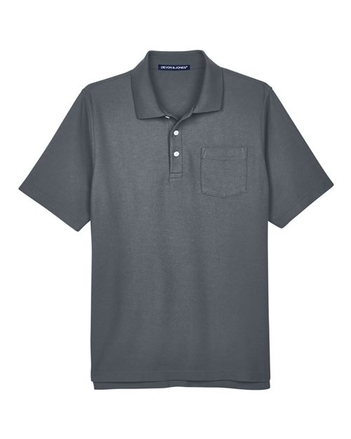 Men's DRYTEC20™ Performance Pocket Polo - Graphite Front