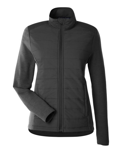 Women's New Classics® Charleston Hybrid Jacket - Black/ Melange Black Front