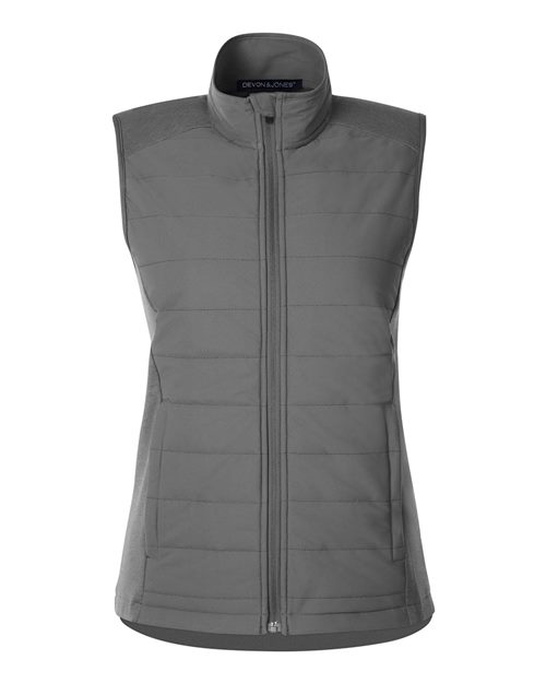 Women's New Classics® Charleston Hybrid Vest - Graphite Melange/ Graphite Front