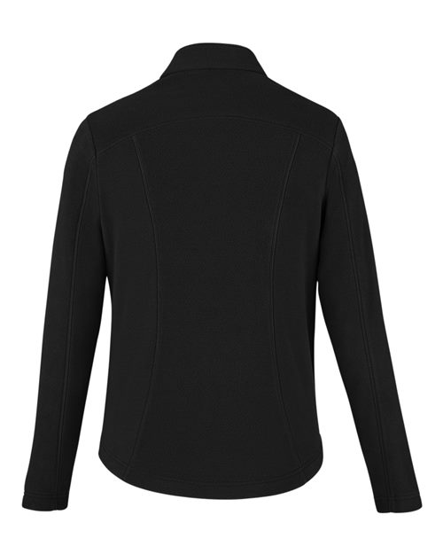 Women's CrownLux Performance® Fleece Full-Zip Jacket - Black Back