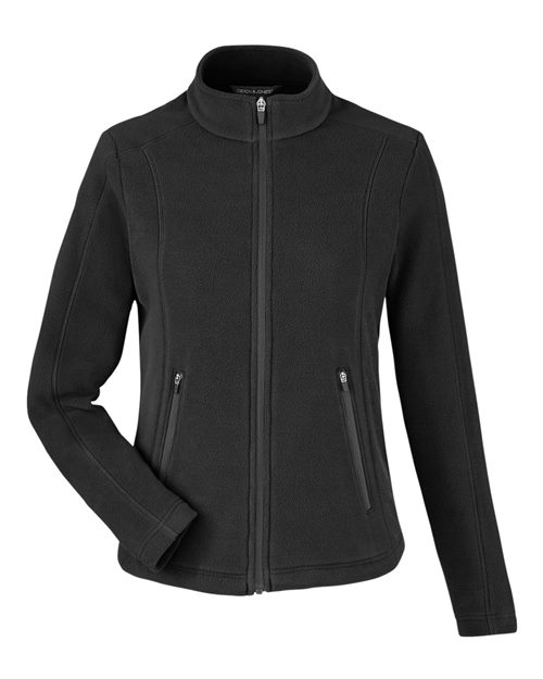 Women's CrownLux Performance® Fleece Full-Zip Jacket - Black Front