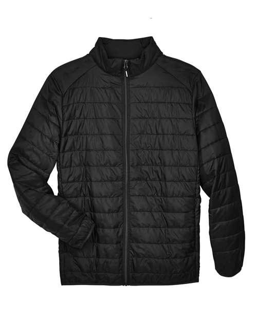 Men's Tall Prevail Packable Puffer - Black Front