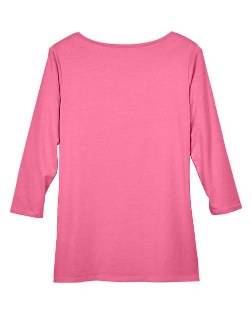 Women's Perfect Fit™ Ballet Bracelet-Length Knit Top - Charity Pink Back