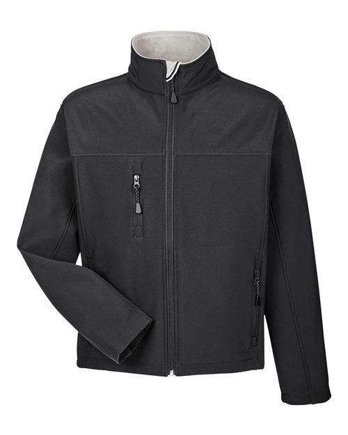 Men's Soft Shell Jacket - Black Front