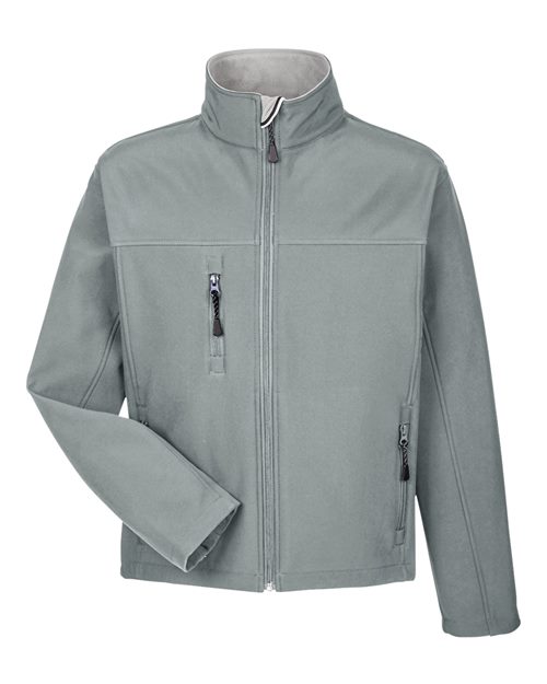 Men's Soft Shell Jacket - Charcoal Front