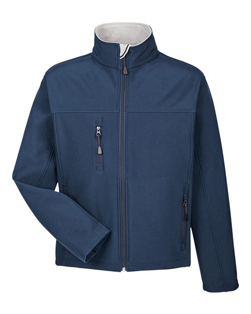Men's Soft Shell Jacket - Navy Front