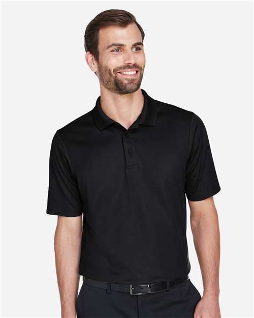 Devon & Jones Men's Tall CrownLux Performance® Plaited Polo - Model Front