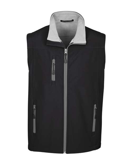 Unisex Soft Shell Vest - Black Front
