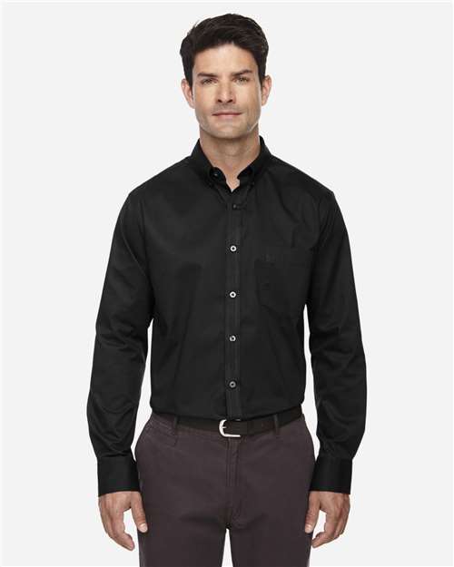 CORE365 Men's Tall Operate Twill Dress Shirt - Model Front