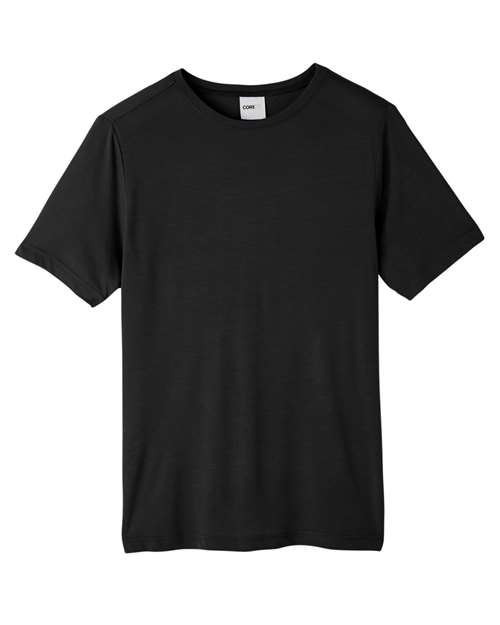 Unisex Tall Fusion ChromaSoft™ Performance T-Shirt - Black Front