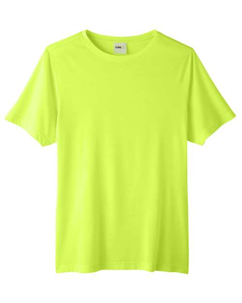Unisex Tall Fusion ChromaSoft™ Performance T-Shirt - Safety Yellow Front