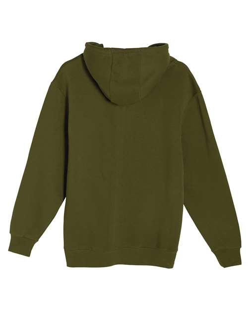 Unisex Premium Pullover Hooded Sweatshirt - Army Green Back