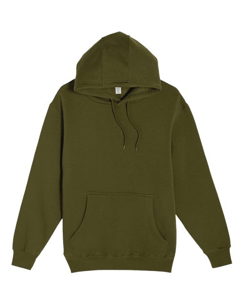 Unisex Premium Pullover Hooded Sweatshirt - Army Green Front