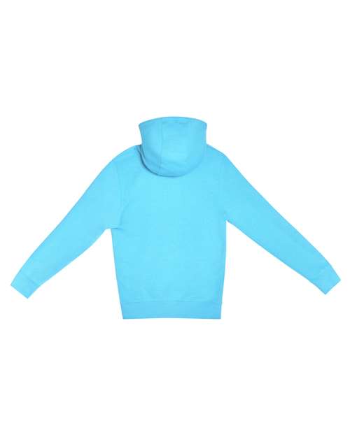 Unisex Premium Pullover Hooded Sweatshirt - Ocean Blue Back