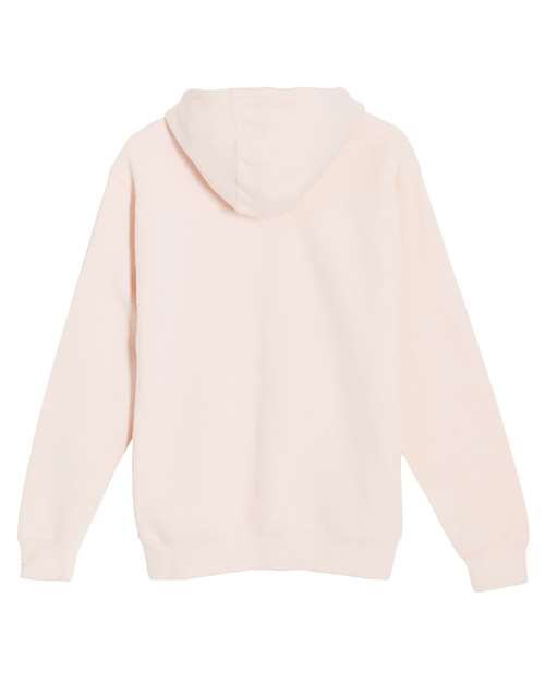 Unisex Premium Pullover Hooded Sweatshirt - Pale Pink Back