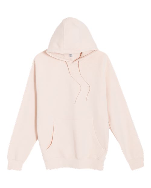 Unisex Premium Pullover Hooded Sweatshirt - Pale Pink Front