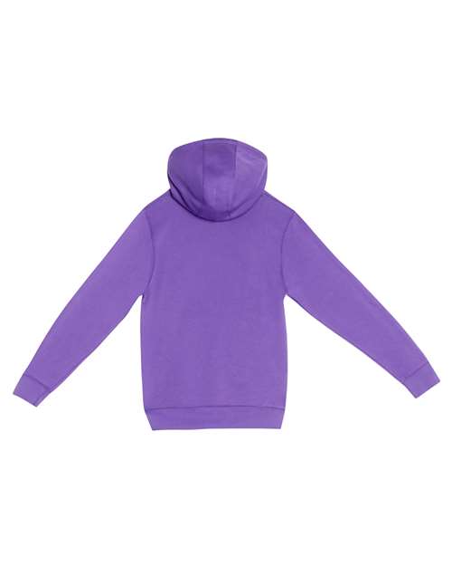 Unisex Premium Pullover Hooded Sweatshirt - Purple Back