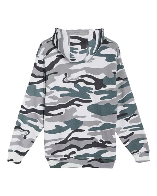 Unisex Premium Pullover Hooded Sweatshirt - Sage Camo Back