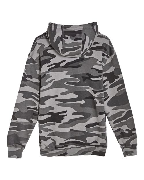 Unisex Premium Pullover Hooded Sweatshirt - Slate Camo Back