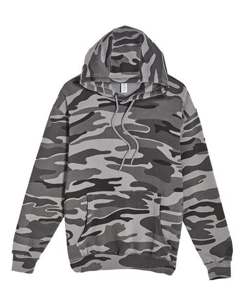 Unisex Premium Pullover Hooded Sweatshirt - Slate Camo Front