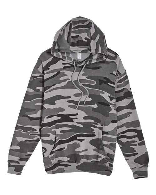 Lane Seven Unisex Premium Hoodie Sweatshirt - Slate Camo Front