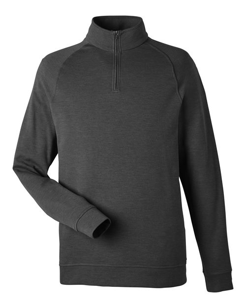 Men's New Classics® Charleston Quarter-Zip Pullover - Black Melange Front