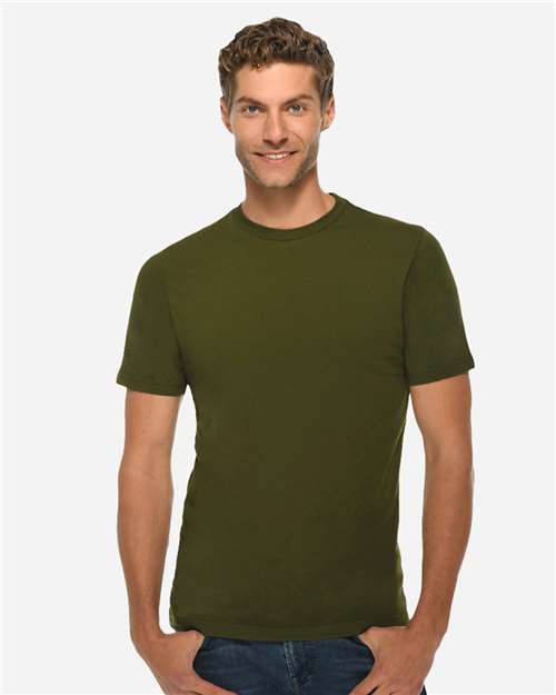 Lane Seven Unisex Deluxe Tee - Model Front