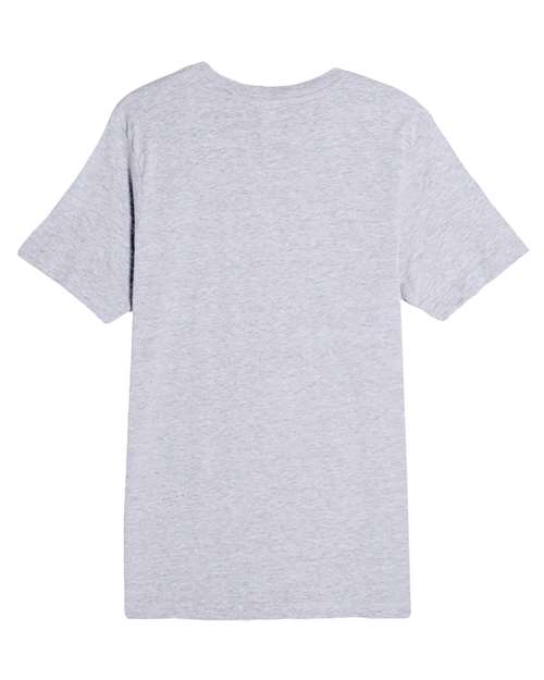 Deluxe T-Shirt - Heather Grey Back