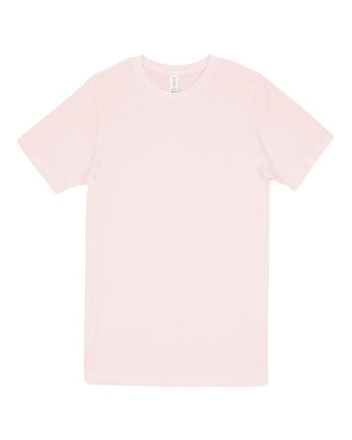 Lane Seven Unisex Deluxe Tee - Pale Pink Front