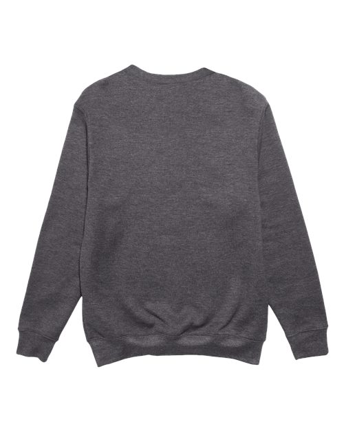Unisex Premium Crewneck Sweatshirt - Charcoal Heather Back