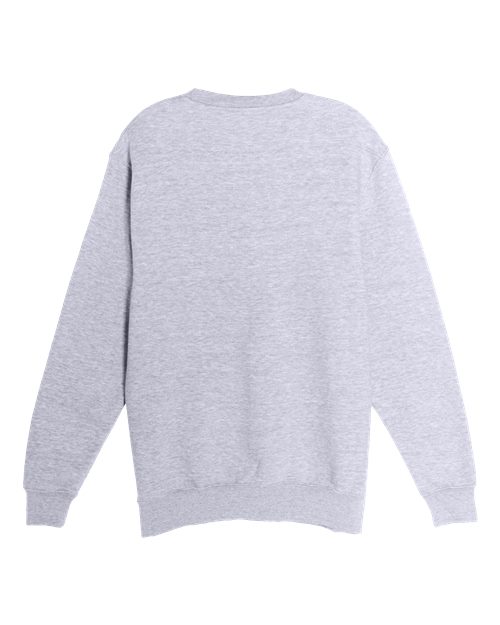 Unisex Premium Crewneck Sweatshirt - Heather Grey Back