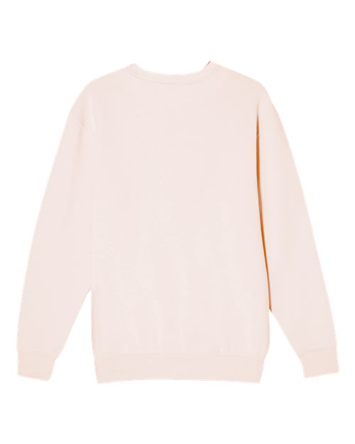 Unisex Premium Crewneck Sweatshirt - Pale Pink Back