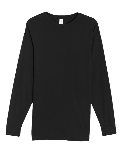 Heavyweight Long Sleeve T-Shirt - Black Front
