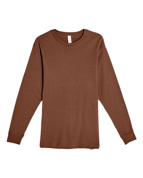 Heavyweight Long Sleeve T-Shirt - Chestnut Front