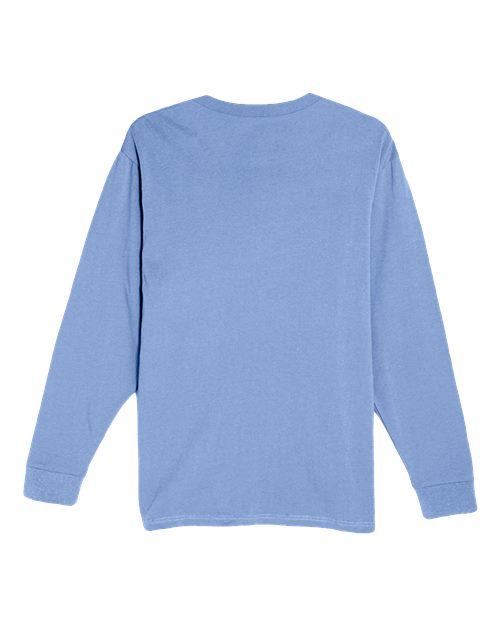 Heavyweight Long Sleeve T-Shirt - Colony Blue Back
