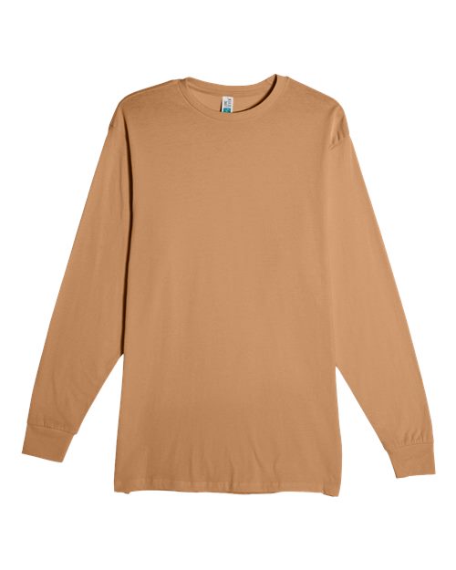 Heavyweight Long Sleeve T-Shirt - Toasted Coconut Front