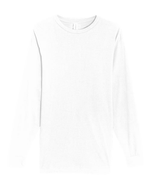 Heavyweight Long Sleeve T-Shirt - White Front