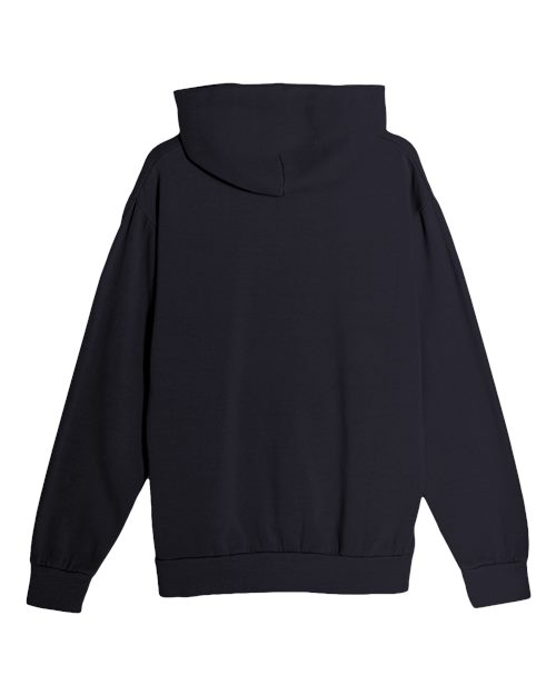 Unisex Urban Pullover Hooded Sweatshirt - Black Back