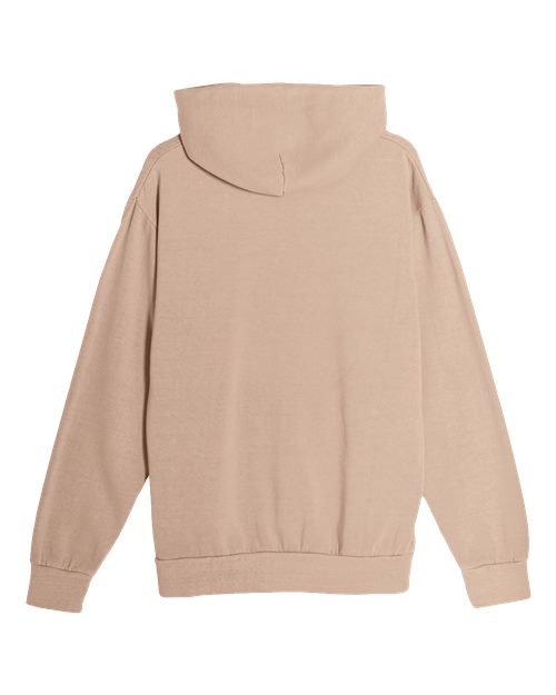 Unisex Urban Pullover Hooded Sweatshirt - Pigment Burro Back