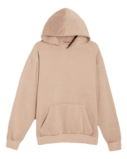 Unisex Urban Pullover Hooded Sweatshirt - Pigment Burro Front