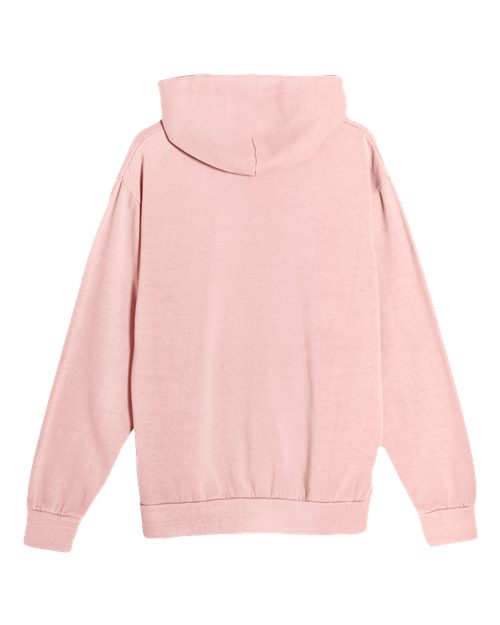 Unisex Urban Pullover Hooded Sweatshirt - Pigment Salmon Back