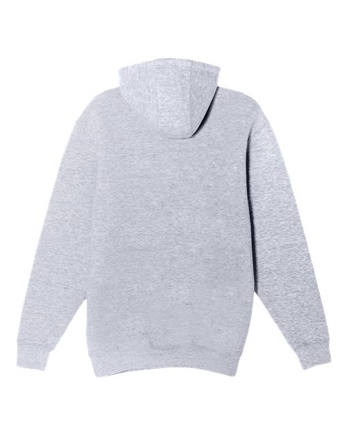 Unisex Heavyweight Pullover Hooded Sweatshirt - Heather Grey Back