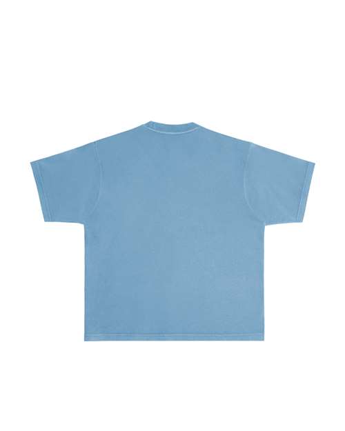 Urban Heavyweight T-Shirt - Pigment Pebble Blue Back