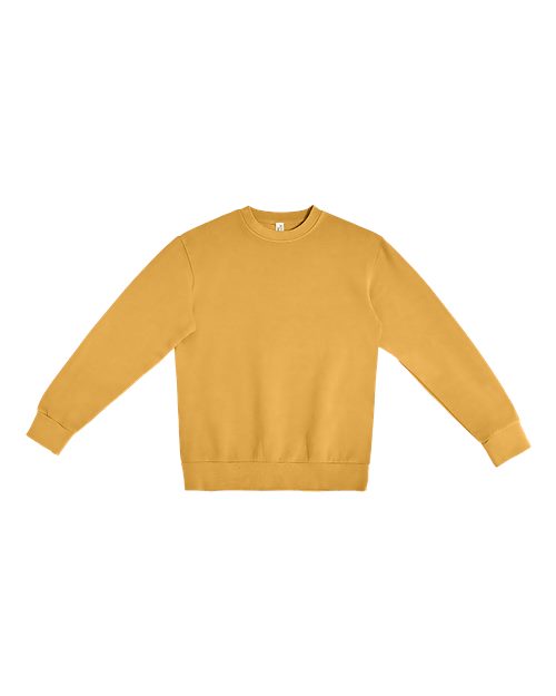 Unisex Urban Crewneck Sweatshirt - Pigment Peanut Butter Front
