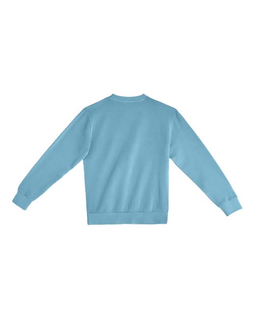 Unisex Urban Crewneck Sweatshirt - Pigment Pebble Blue Back