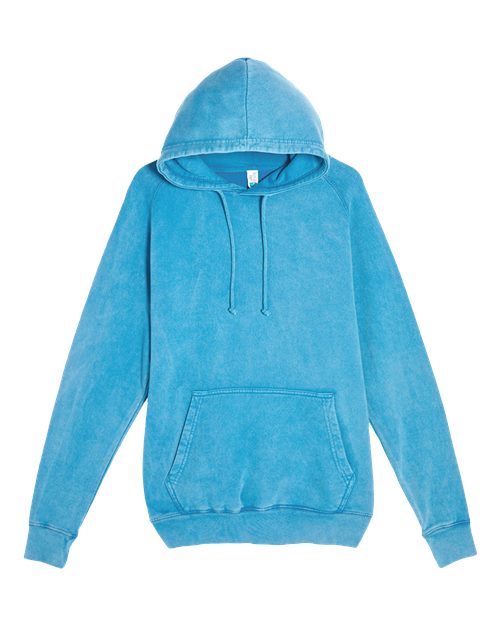 Unisex Vintage Raglan Hooded Sweatshirt - Vintage Lake Front