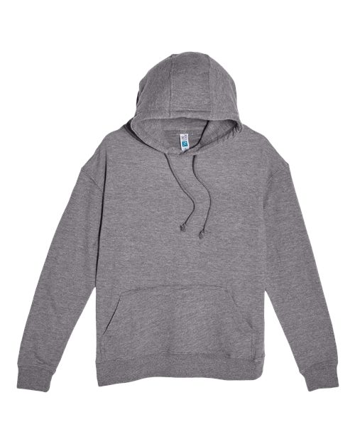 Unisex French Terry Pullover Hooded Sweatshirt - Heather Graphite Front
